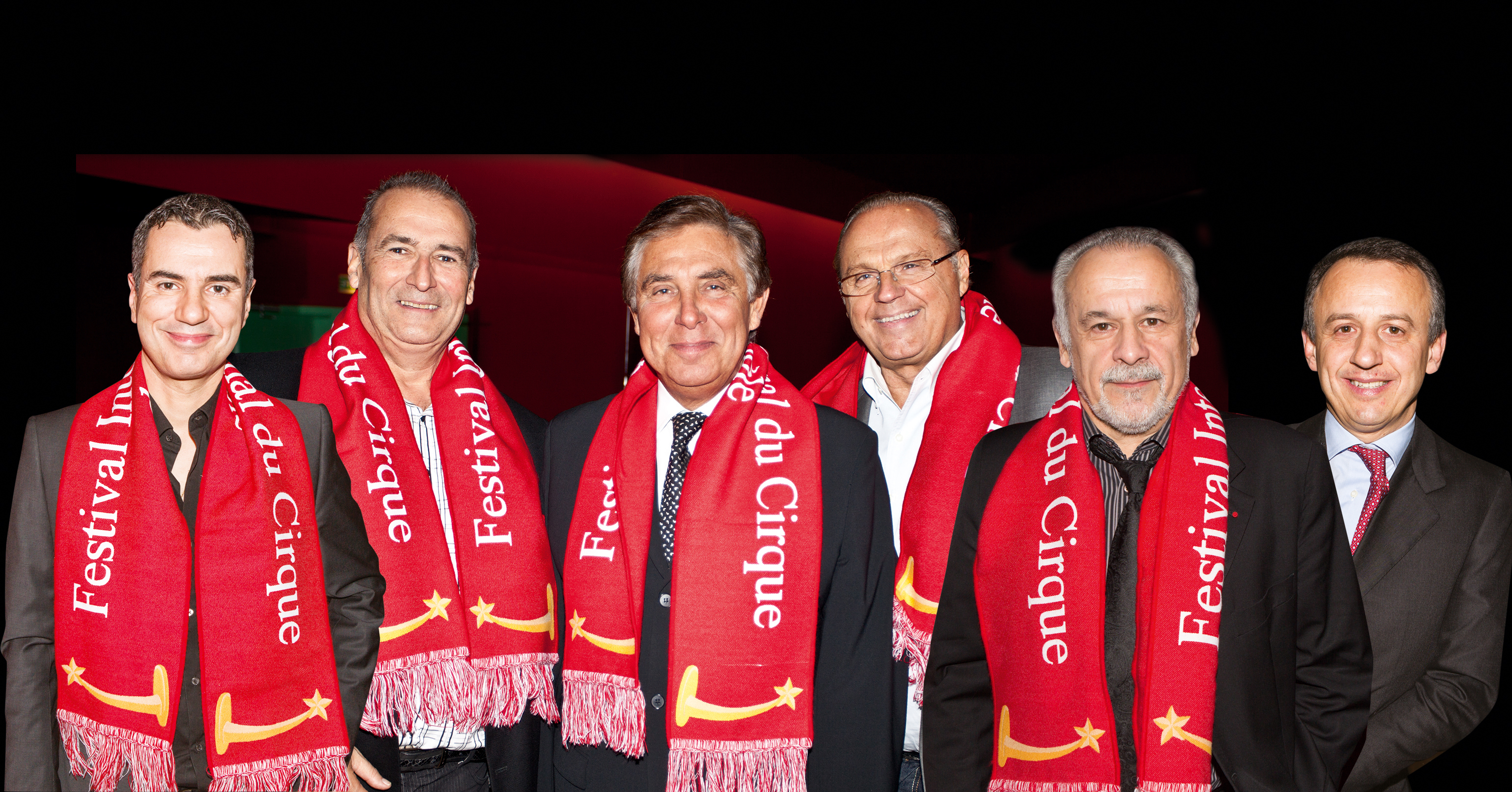 Le jury du Festival International du Cirque 2018 - Louvin, Foucault, Luyat, pPerrin, Chanal, Nicolodi