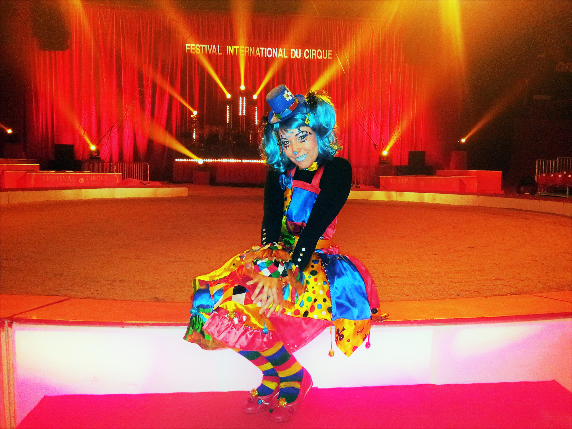 Festival International du Cirque 2018 - Numéro Jinie clownette