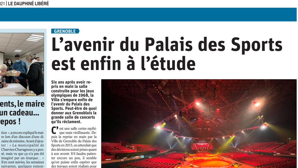 L’avenir du Palais des Sports est enfin à l’étude