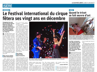 Le Festival international du cirque fêtera ses vingt ans en décembre