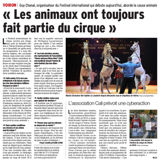 Les animaux ont toujours fait partie du cirque