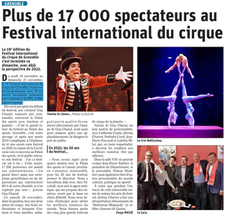 Plus de 17 000 spectateurs au Festival international du cirque