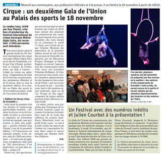 Cirque : un deuxième Gala de l’Union au Palais des sports le 18 novembre