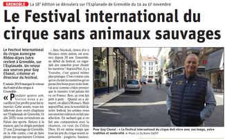 Le Festival international du cirque sans animaux sauvages