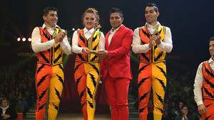 Festival International du Cirque 2017 - Remise des prix TROUPE DANGUIR avec son numéro funambules