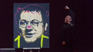 TABLEAU de Jean-Pierre BLANCHARD - COLUCHE