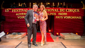 Festival International du cirque 2016 - remise du prix club du cirque - CATALINA PALMA AGUIRRE