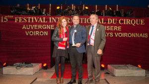 Festival International du Cirque 2016 - Remise de prix étoile d'argent Alessio