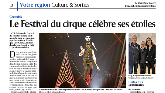 e Dauphiné Libéré - Dimanche 23 novembre 2025