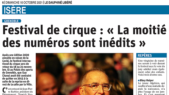 Festival de cirque : « La moitié des numéros sont inédits »