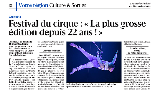 Le Dauphiné Libéré Mardi 8 octobre 2024