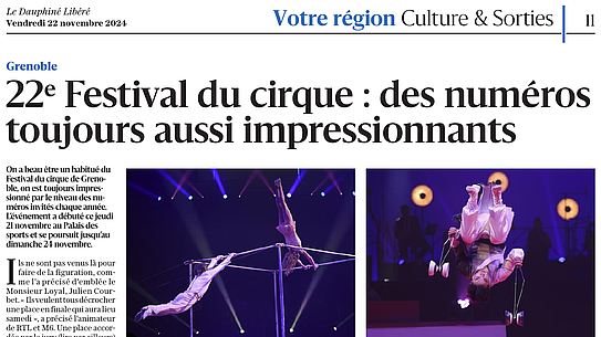 22e Festival du cirque : des numéros toujours aussi impressionnants