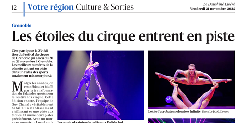 Le Dauphiné Libéré - Vendredi 21 novembre 2025