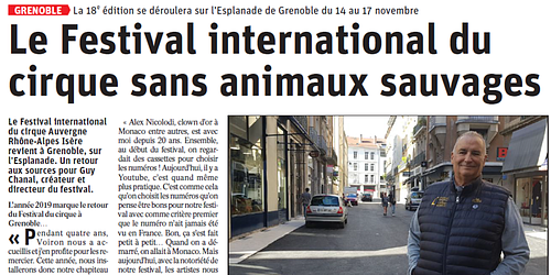 Le Festival international du cirque sans animaux sauvages