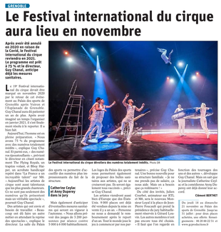 Le Festival international du cirque aura lieu en novembre