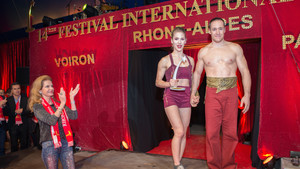 Festival International du Cirque 2015 - Remise des prix Etoile d'argent Karen Goudreault & Dominique Lacasse